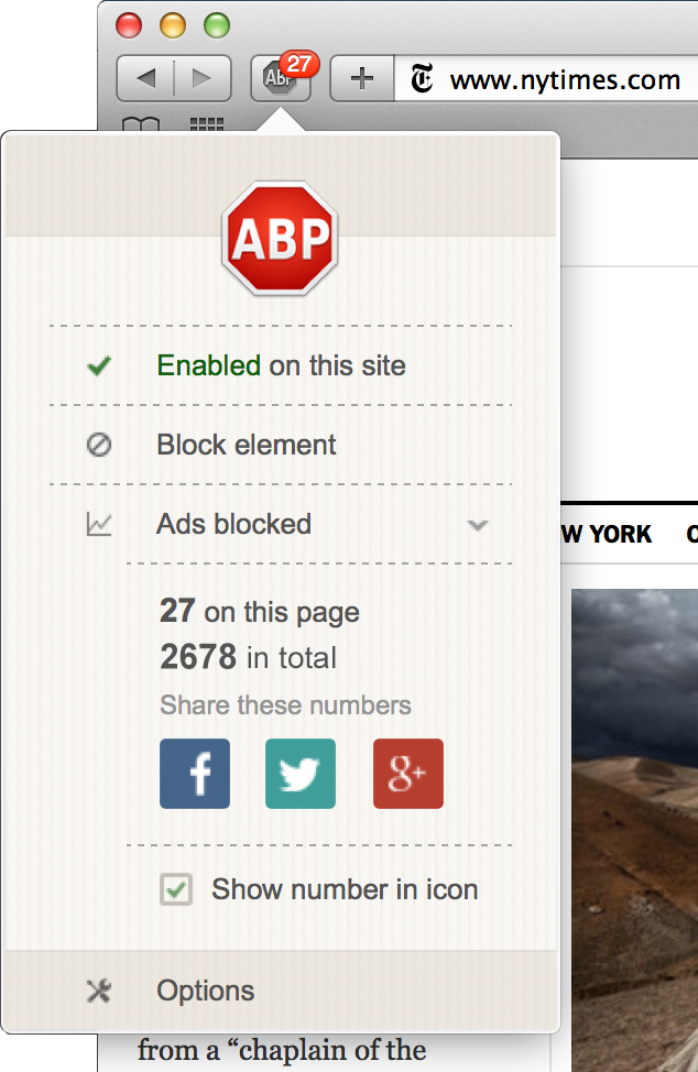 adblock plus not blocking ads safari
